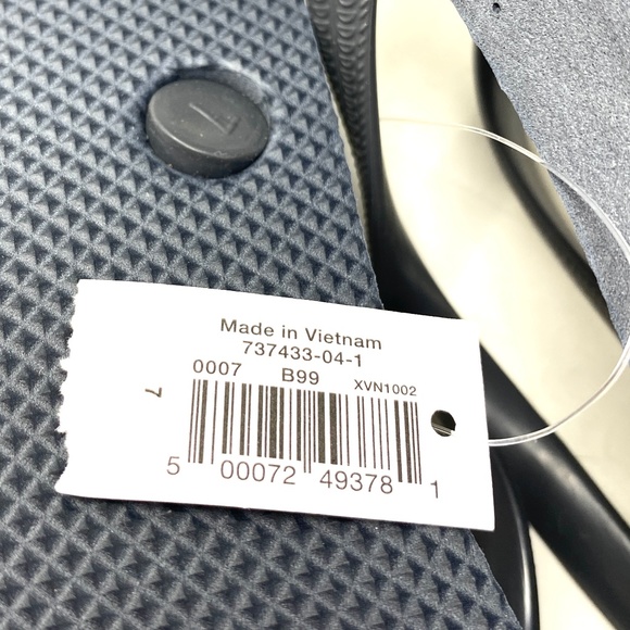 Old Navy Flip Flop Sandals for Women Light Gray Rubber Summer 737433-00-1 - Picture 5 of 5